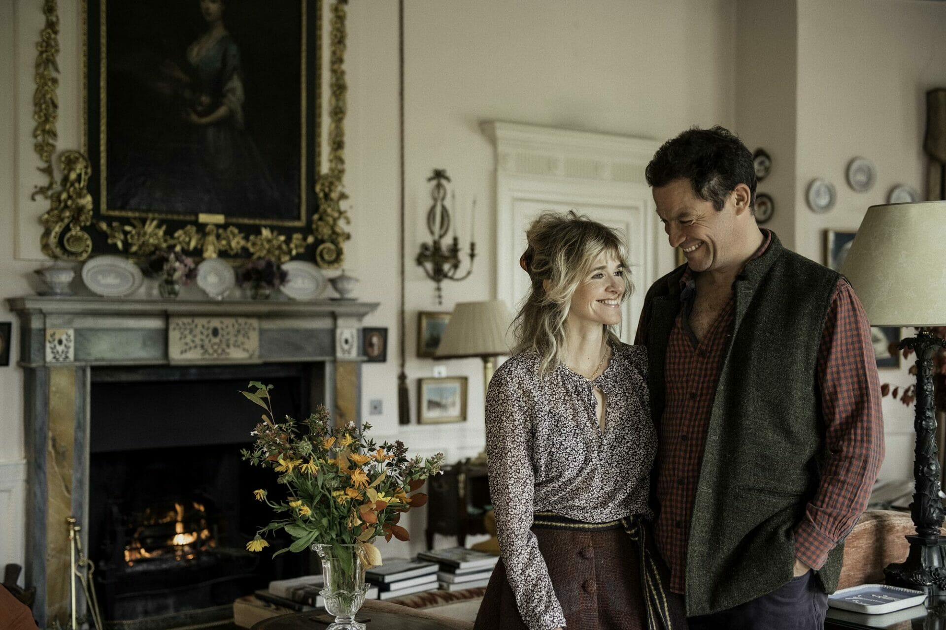 Architecturaldigest.com - Tour Dominic West and Catherine Fitzgerald's Historic Home