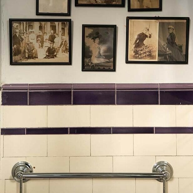 Glin Castle Bathroom. Each bedroom has its own private bathroom. The simple pleasures! We love taking a long, hot bath in this bathroom.