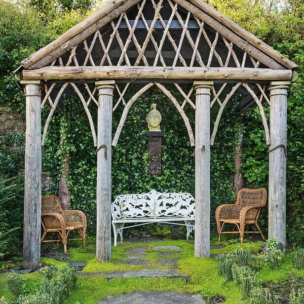 Walled garden at Glin Castle