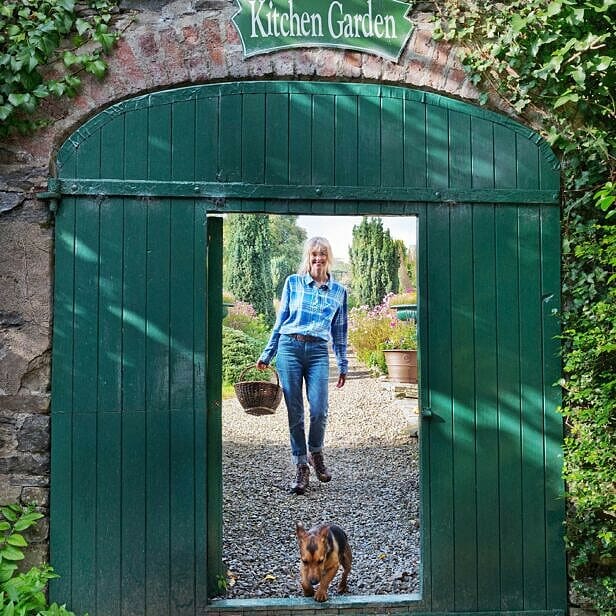 Walled kitchen garden at Glin Castle