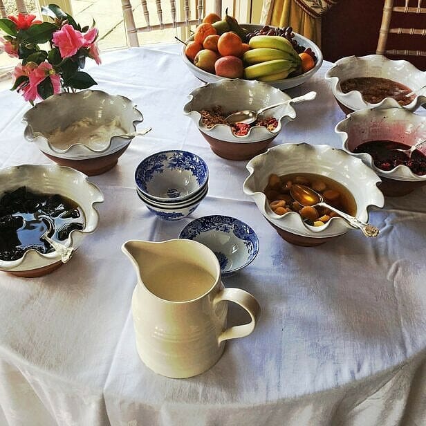 Irish family kitchen at Glin Castle
