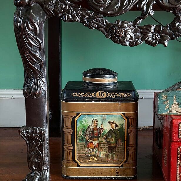 Unique collection of Irish 18th century mahogany furniture at Glin Castle