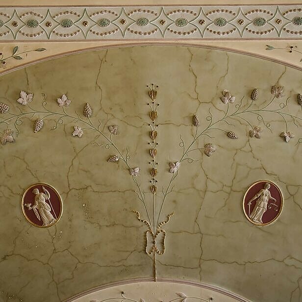 Neo-classical plaster ceiling