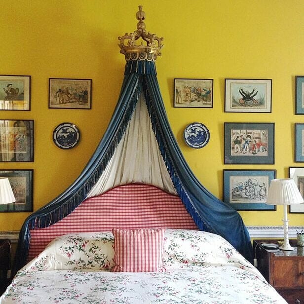 Glin Castle Bedroom - one of our very favourite rooms in the castle.